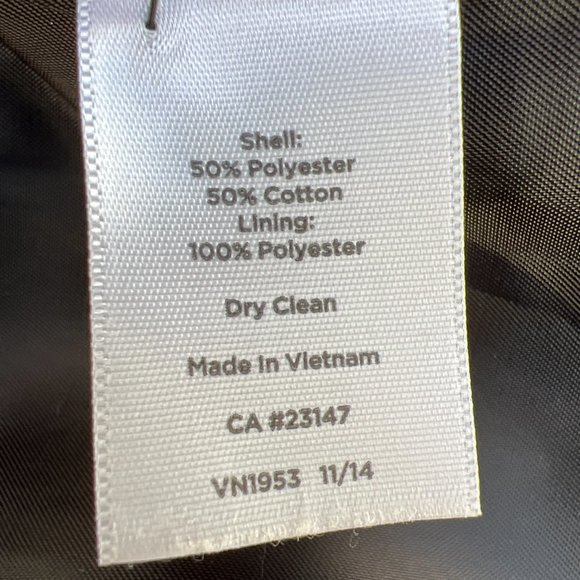 Talbots Petites Long Sleeve Button Front Tweed Jacket Black & White Size 6P - Picture 6 of 7